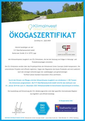 Zertifizierung für erneuerbare Energien